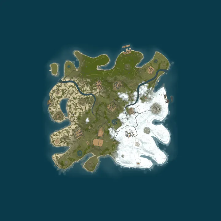 Map of [RU][PVE] LOST ISLAND X2-X5 [RAIDBASE][QUEST][DANGEON]