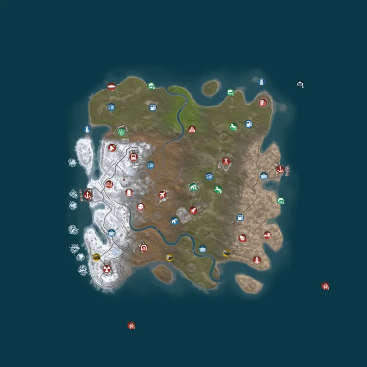 Map of Magic Rust #28 — Modded 2x (Duo) | HOBOCИБ | Pyccкий