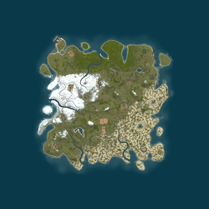 Map of MEDVED |РУССКИЙ МЕДВЕДЬ|PvE|X1-X5|Судный д