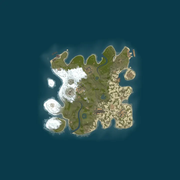 Map of IROHA Rust Server
