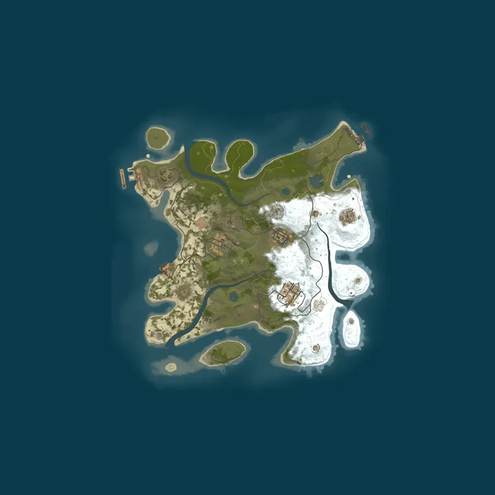 Map of 밥그릇 러스트 서버