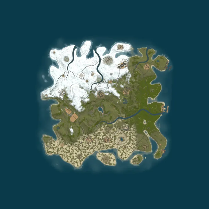Map of [NA/West] Coolservers Casual | XP | TruePvE | Zombies | Modded