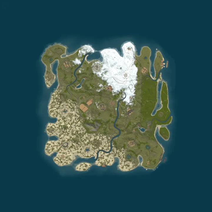 Map of The Land Down Under 2x Monthly.