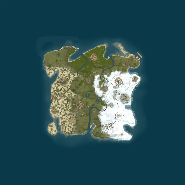 Map of Lickgaming 2x | Vanilla + | Solo/Duo/Trio | Noob Friendly
