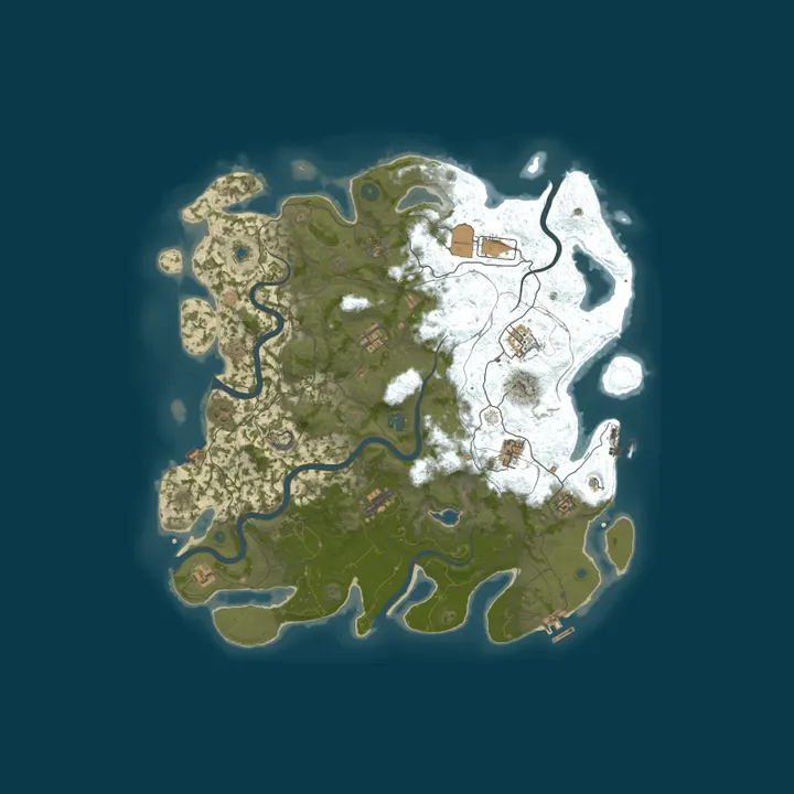 Map of xxMazzorxx's Rust Server