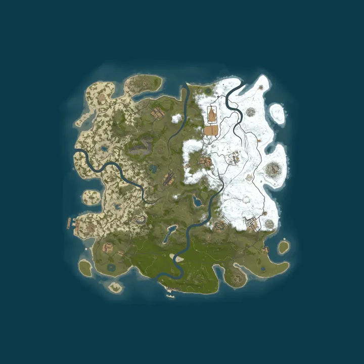 Map of My Untitled Rust Server