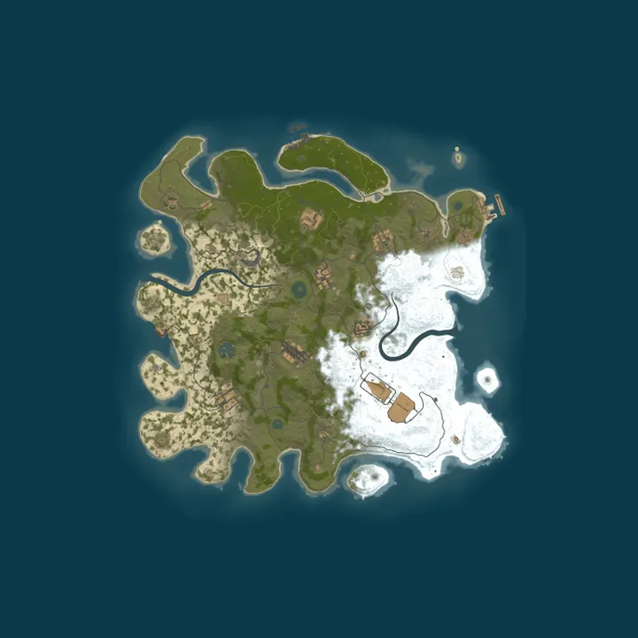 Map of [VANILLA] Rustic Dream Stream | Biweekly Wipe