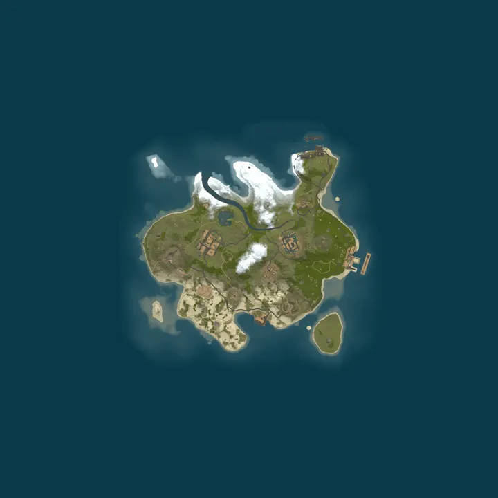 Map of Rust Server