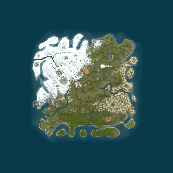Map of [AU] TMRust WA | 2x | Offline Protection | PVP | 50% Upkeep