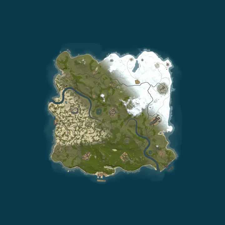 Map of RUSTNOVA | EU 3X | Biweekly | No Limit