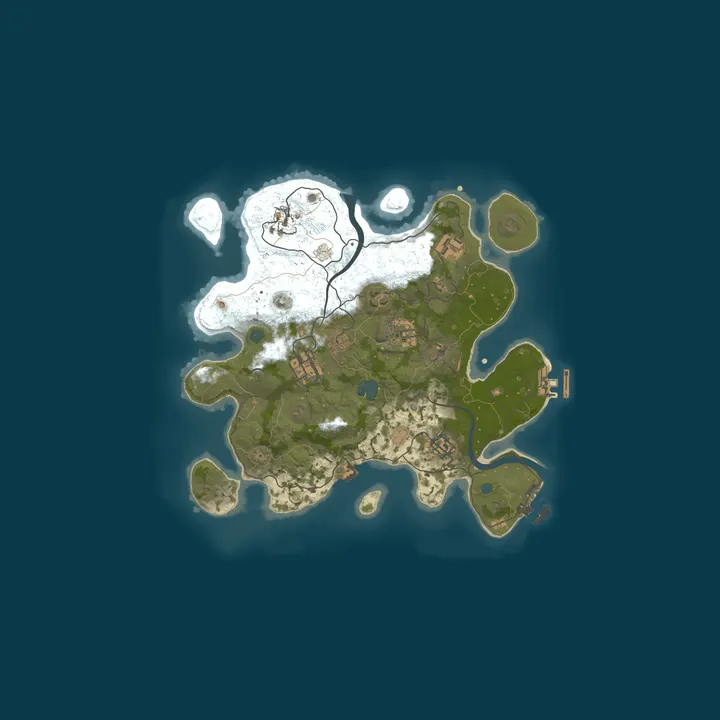 Map of BLUE COLLAR RUST | 2X | SOLO/DUO | MONTLY | ORP | QOL+