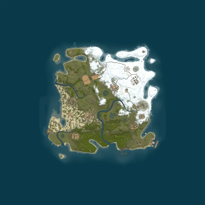 Map of Near-Vanilla Rust PvE 3x | Raidable Bases | Weekly