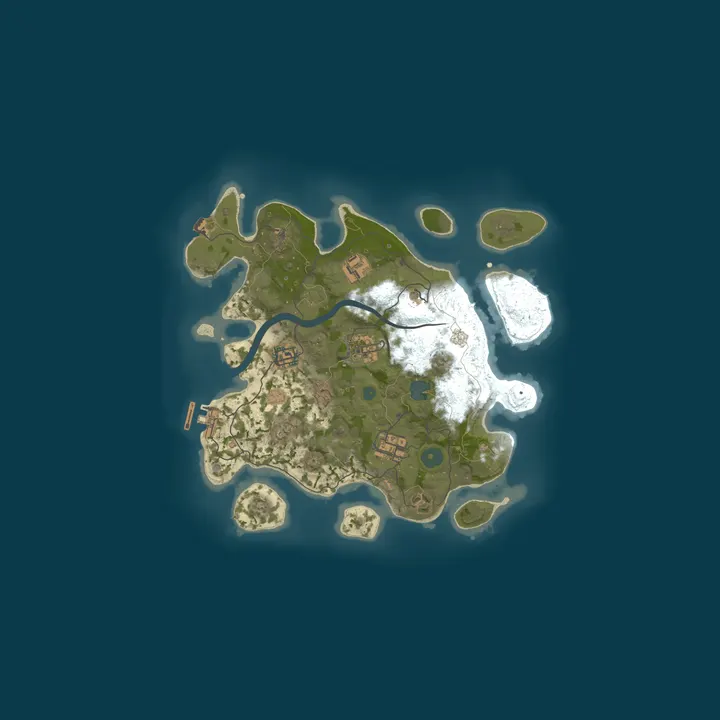 Map of Free Army Gear