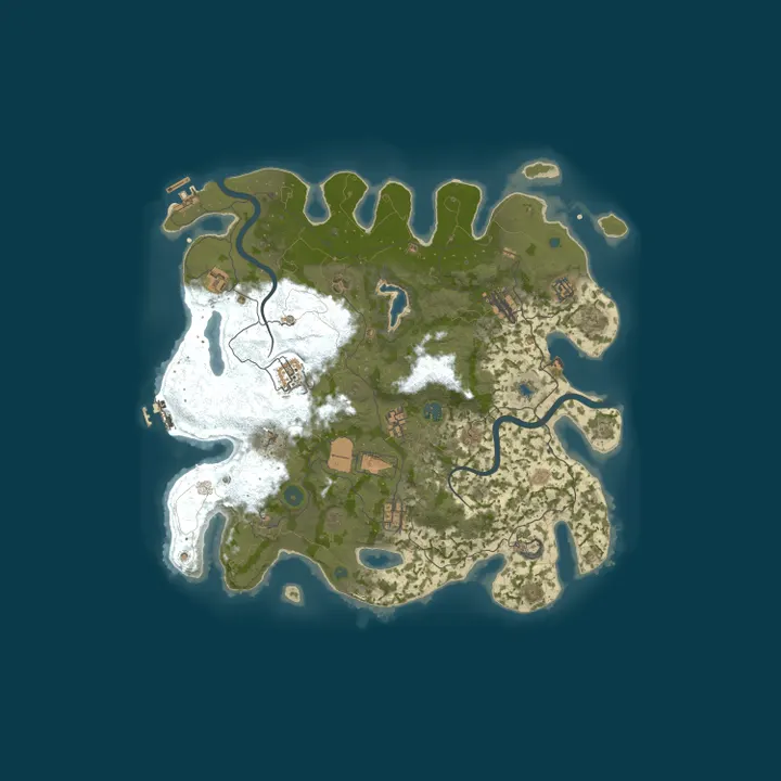 Map of [EU] Rust Deadlands Solo/Duo