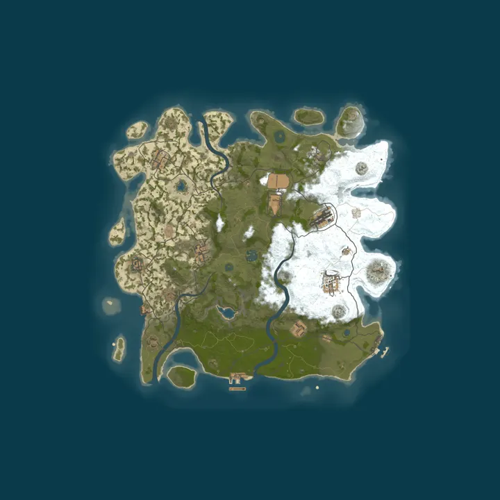 Map of RUST:AFTERMATH