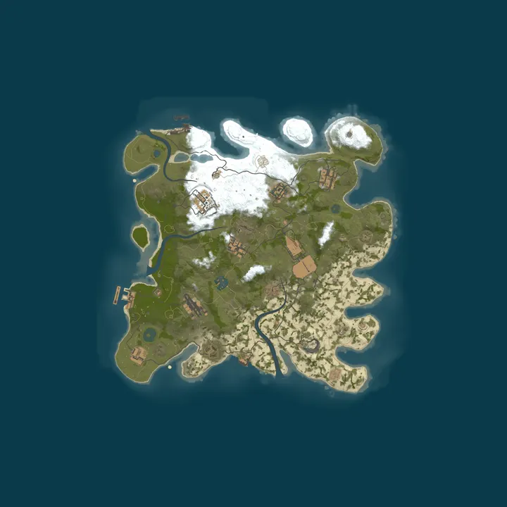 Map of Madbyte's Rust Server