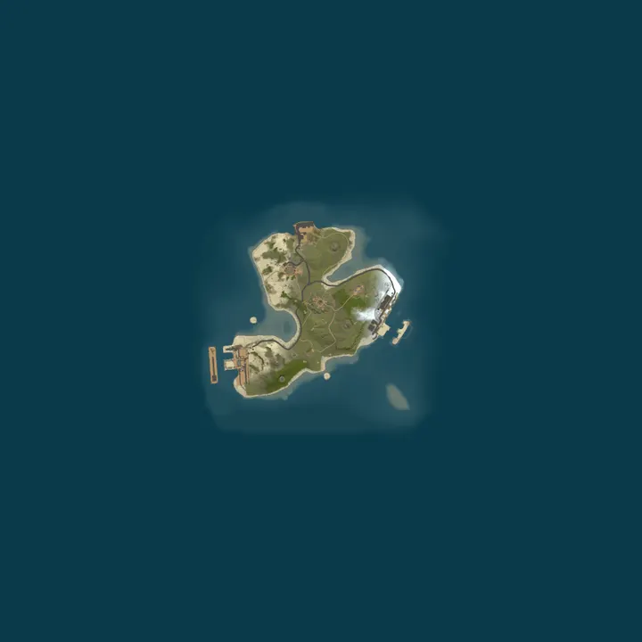 Map of A Shockbyte x Discord Production Rust Server