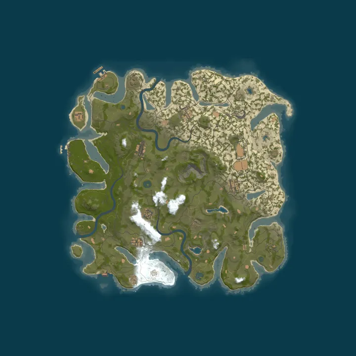 Map of SOC Raidable Bases Mod PVE