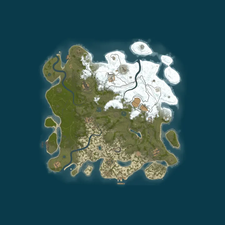 Map of Bloodline Rust Aimtrain | Modded | Daily Wipe