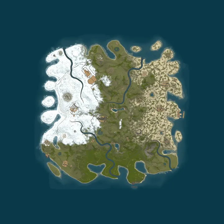 Map of [AU] RusticRaiders|Noob friendly|low decay|no killing|Zombies