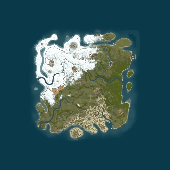 Map of Rusted Noobs Solo Only x2