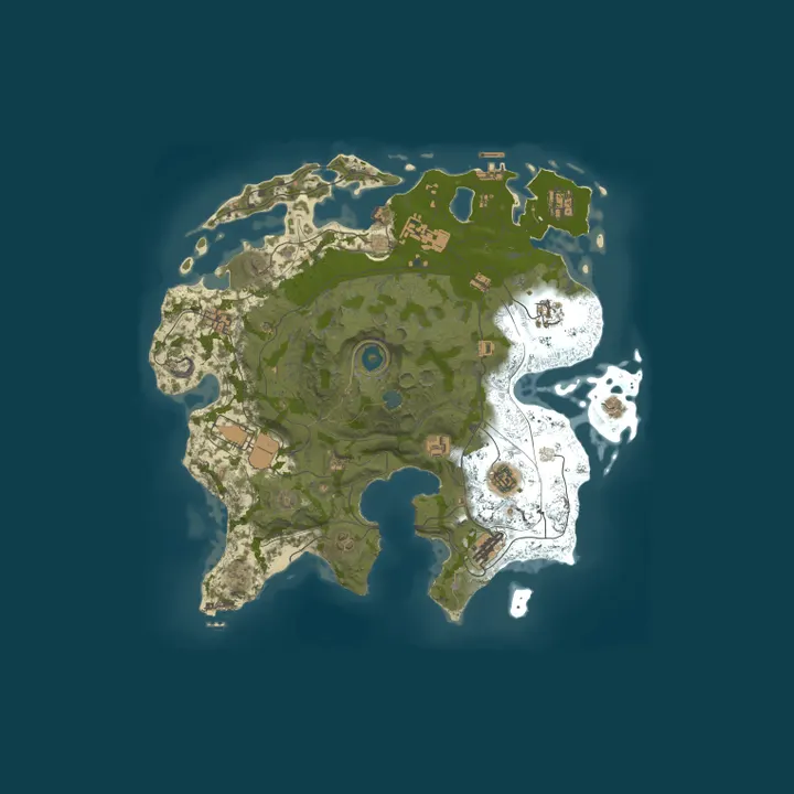Map of DE Rustfreunde - Events | PvPvE | Zombies | RaidableBase und me