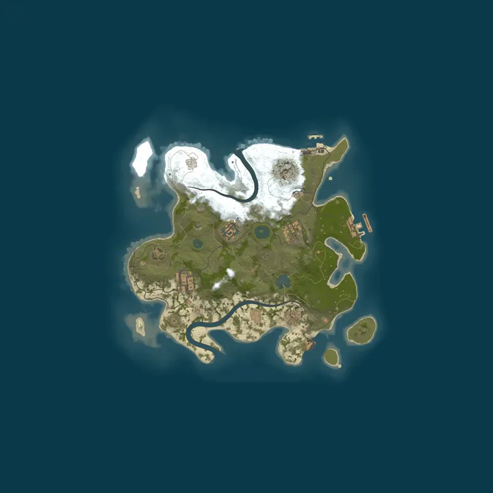 Map of Rust Server