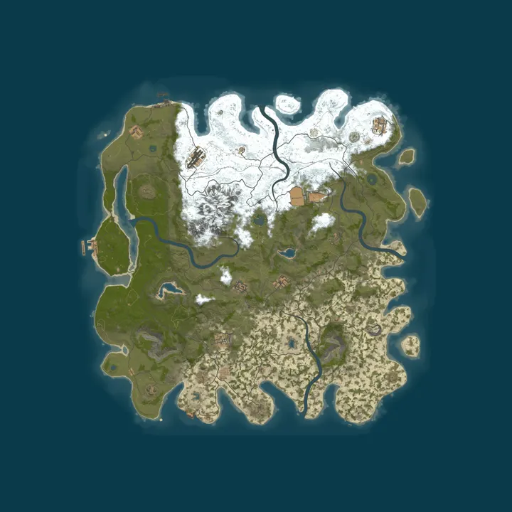Map of Raccoon Isle | JAPAN PvE