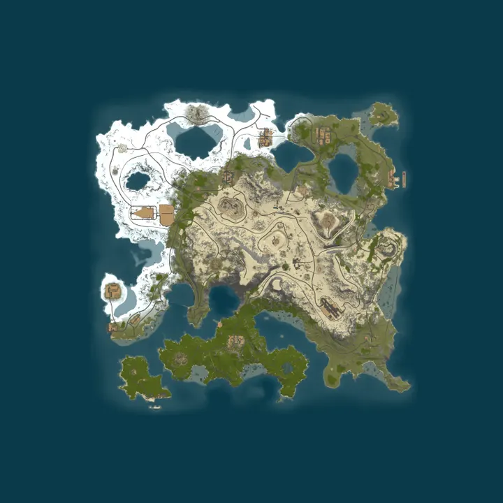 Map of [EU] Wild Sanctuary • PvE X10 •        XP/SHOP/EVENTS