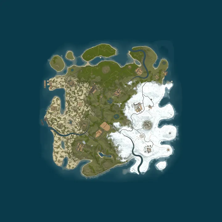 Map of Rust Server