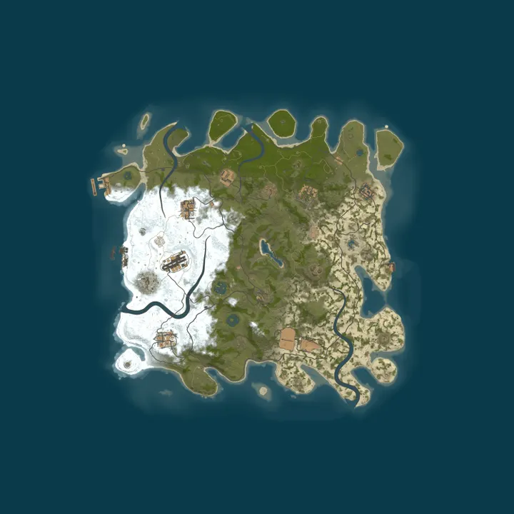 Map of Scrap Yard 2x | Quad Max | Monthly | No BP Wipe | Wiped 10/1 |