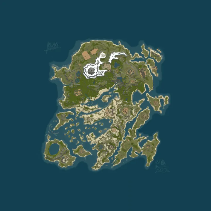 Map of [TR/EU] Zen Valley 2X | PvE | PvP | RP | Skills | Kits
