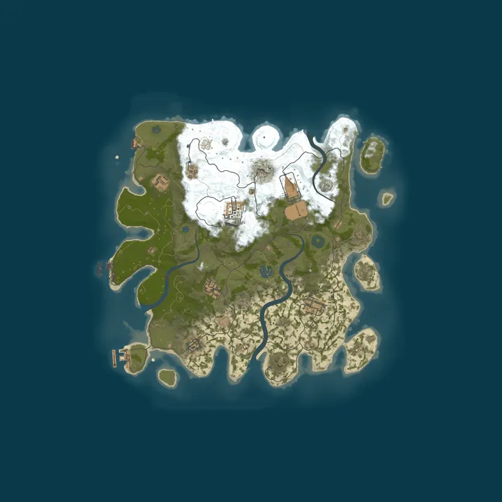 Map of [EU] RustyFire |PVP|2x|Trio|Customs