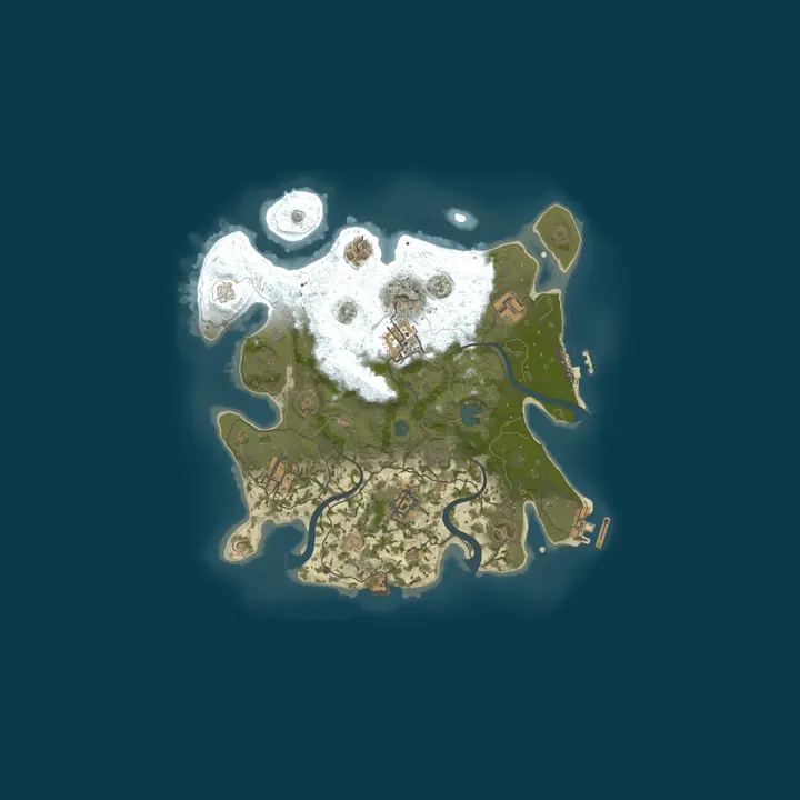 Map of [EU] RUSTMORE | Solo/Duo/Trio | FULLWIPED