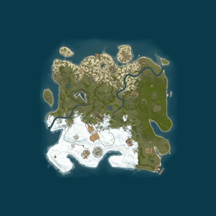 Map of [LATAM] WeWert Server VANILLA | Biweekly | WIPE 18/9