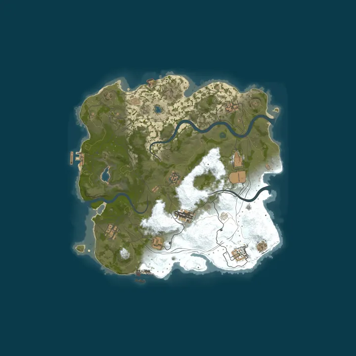 Map of EU RustLife.net | Solo ONLY | Fridays | Noob Friendly