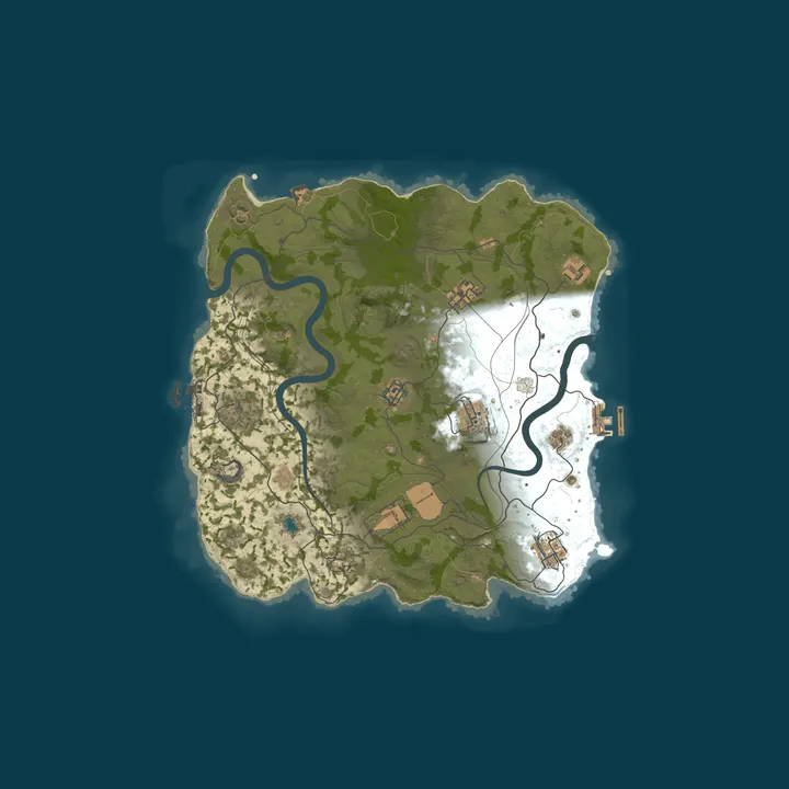 Map of RustGaming.net - SOLO ONLY | FULLWIPED 10/01 01.10