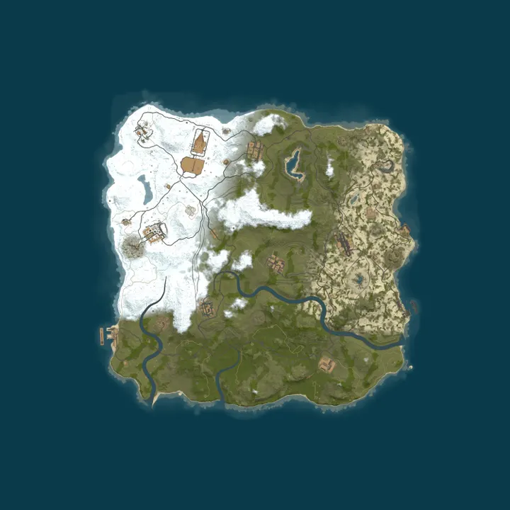 Map of EU RENEGADE 2x Monthly | Solo Duo | 50% Upkeep | No BP Wipe |