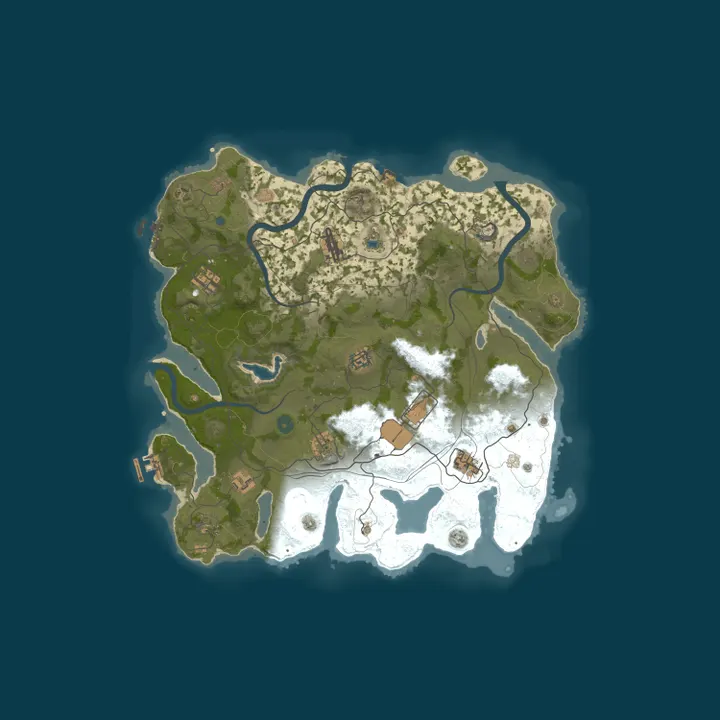 Map of [EU] RustNRelax 3x Solo | Monthly | No BP Wipes | Wiped 01/10