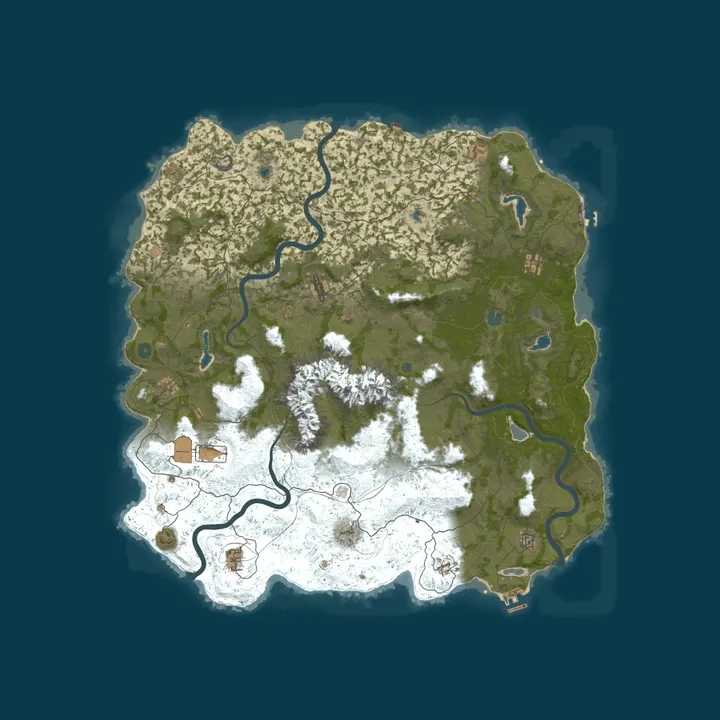 Map of RustDecay EU PVE 15x - No Kill [Events|Raid|Shop|Quests]
