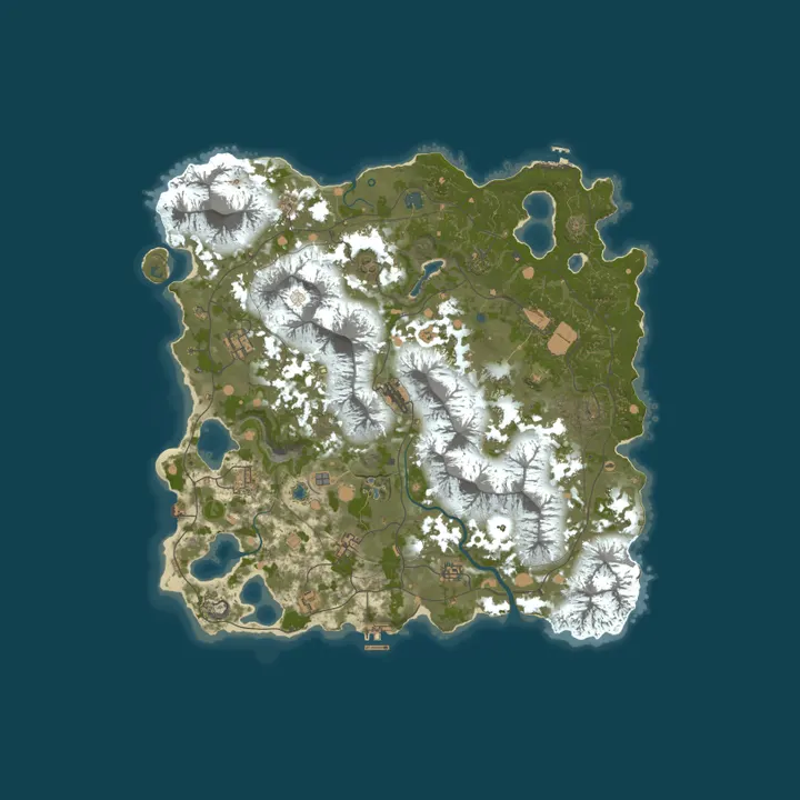 Map of [EU] SLAYERS.GG 100x PVP ZOMBIES|PLANES|SHOP|KITS|NOBPS|TP