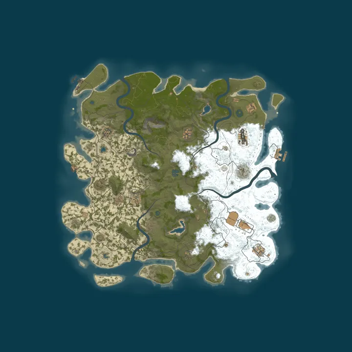 Map of [NA] Nomad PvE 2x - Skill Tree - Raids - Economy