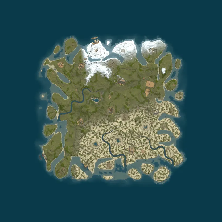 Map of WORKERS.GG US 5X Solo/Duo/Trio