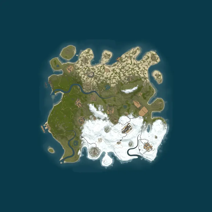 Map of Hideout Hunting Grounds