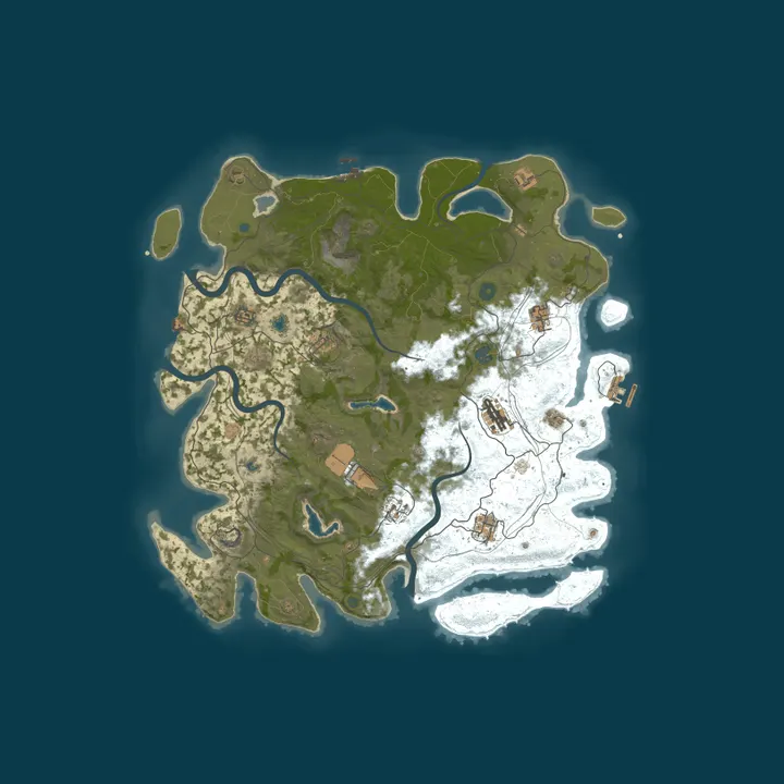 Map of Steady's Rustopia
