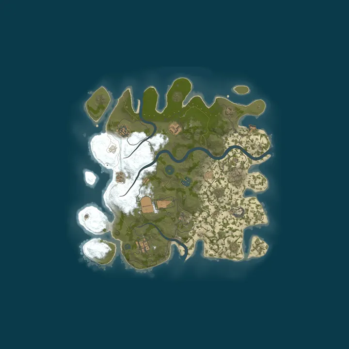 Map of RustRaiders 2x | SOLO ONLY | Mondays