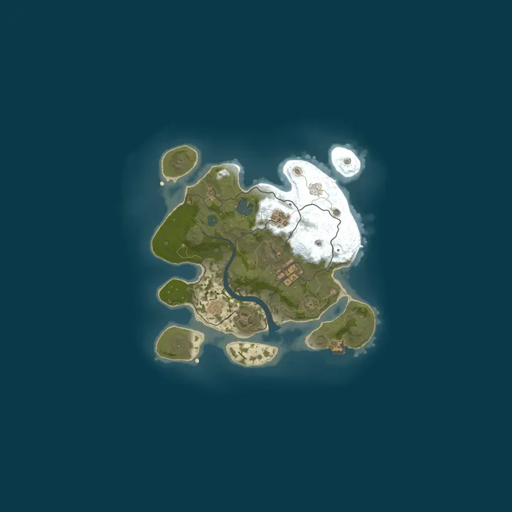 Map of BEBRA RUST 2X SOLO/DUO EU | WIPE 04.10