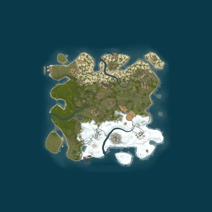 Map of NORDICRUST.EU 2X|Solo/Duo/Trio/Quad|RaidProtection|JUST WIPED