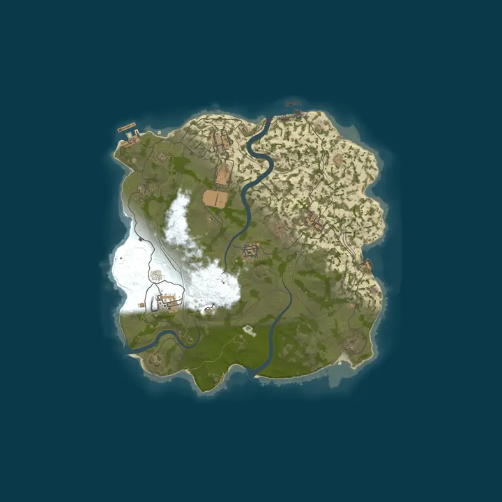 Map of [LATAM] Caramelo X2 Solo/Duo | 07/10 Wipe