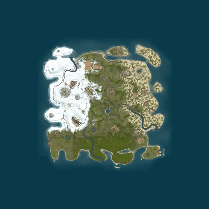 Map of Rustio.eu - EU Vanilla Main